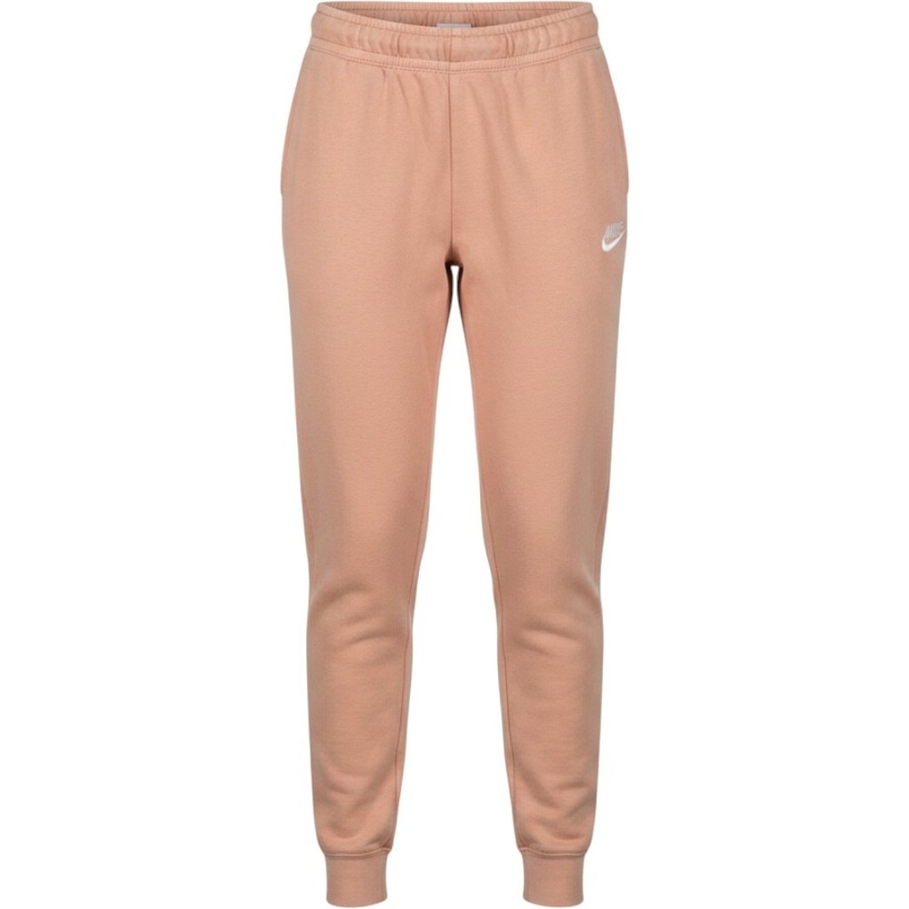 Nike Sportswear Essential Fleece Jogger Pants Peach Pink Womens Medium